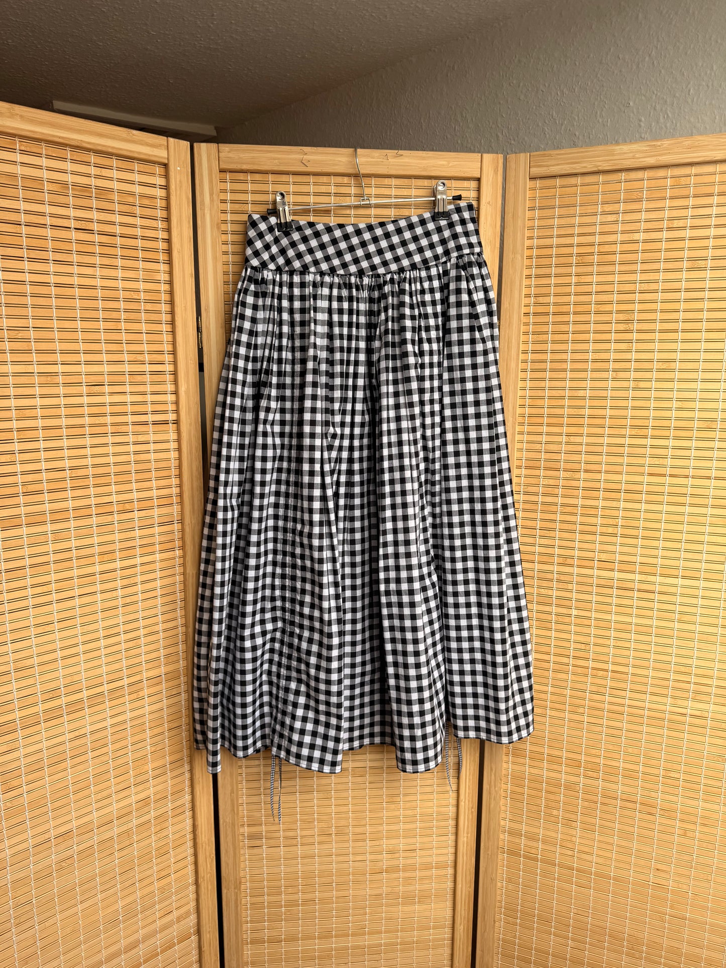 44. The Lola Skirt in Gingham - XS/S