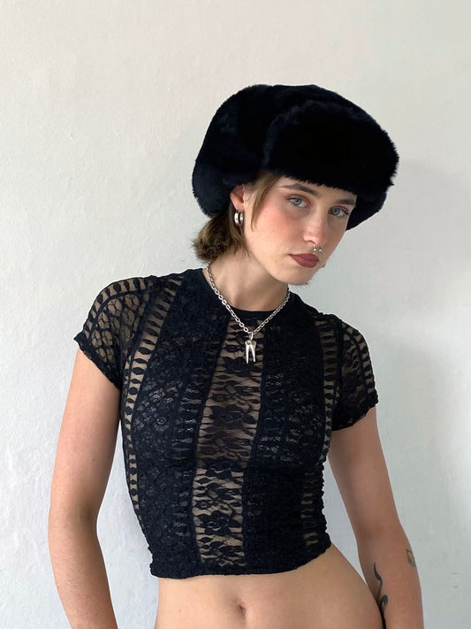 The Sophia Lace Baby Tee