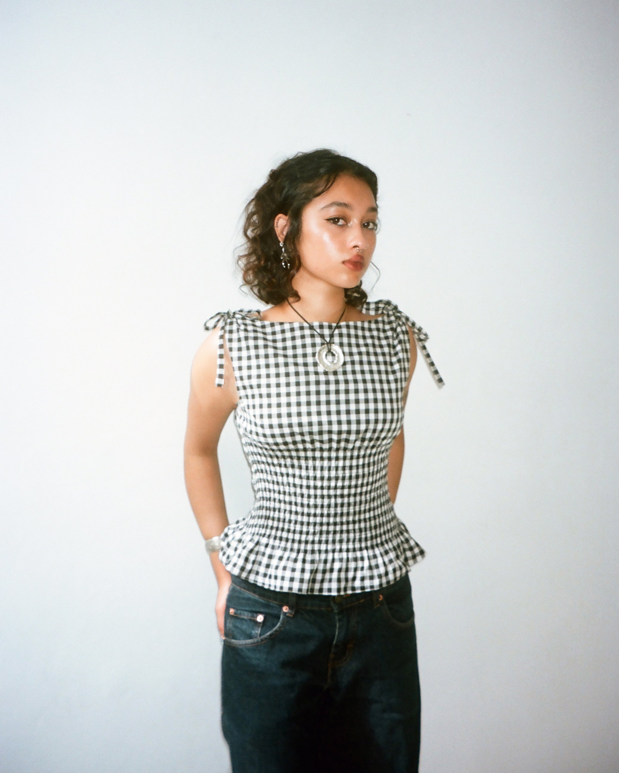 The Amélie Top in Gingham