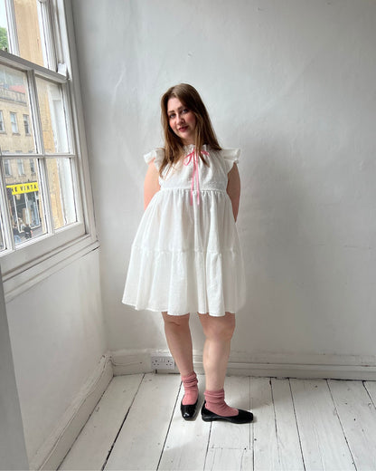 The Savannah Dress in Ivory