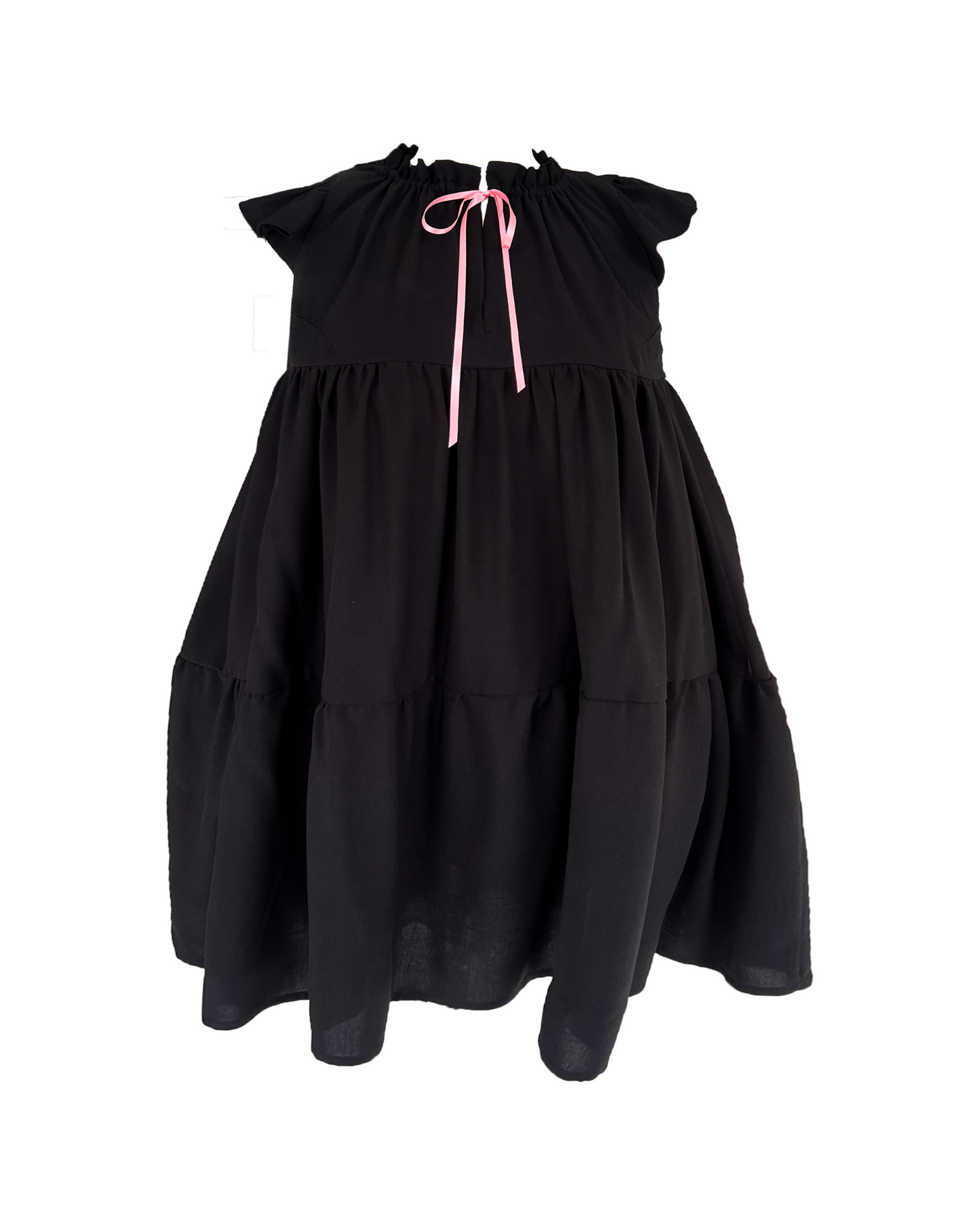 The Savannah Dress in Black Viscose