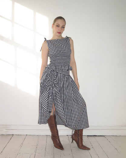 44. The Lola Skirt in Gingham - XS/S