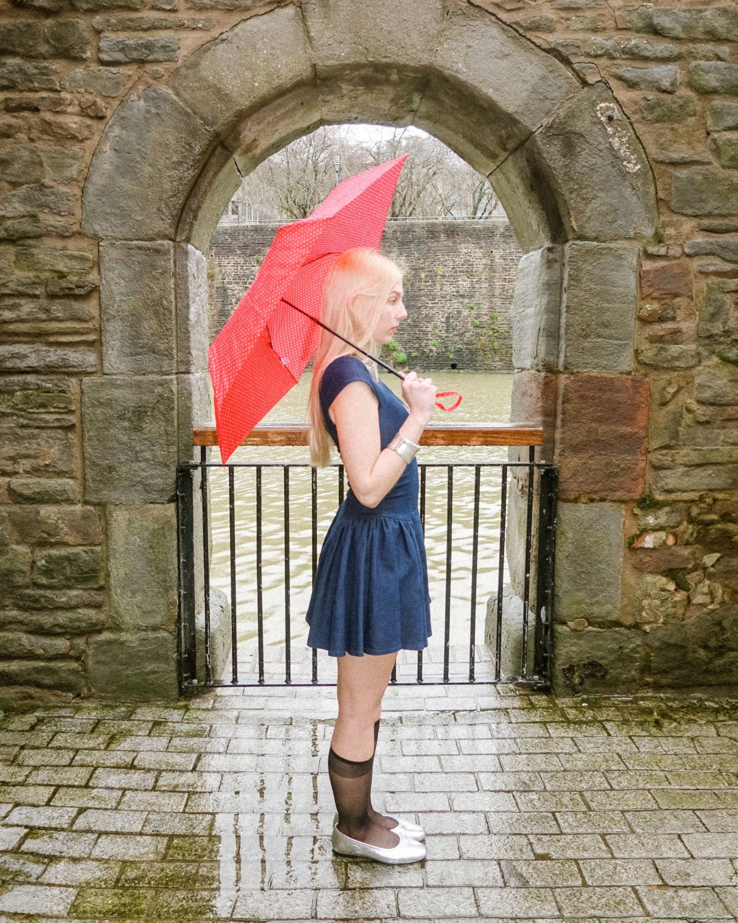 The Paulina Dress in Indigo Denim