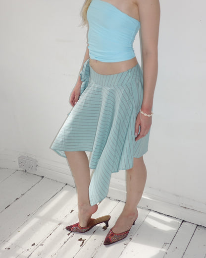 The Laila Skirt in Mint Humbug