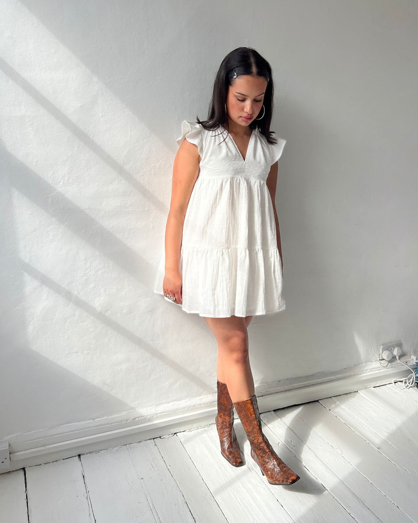 The Savannah Dress in Ivory