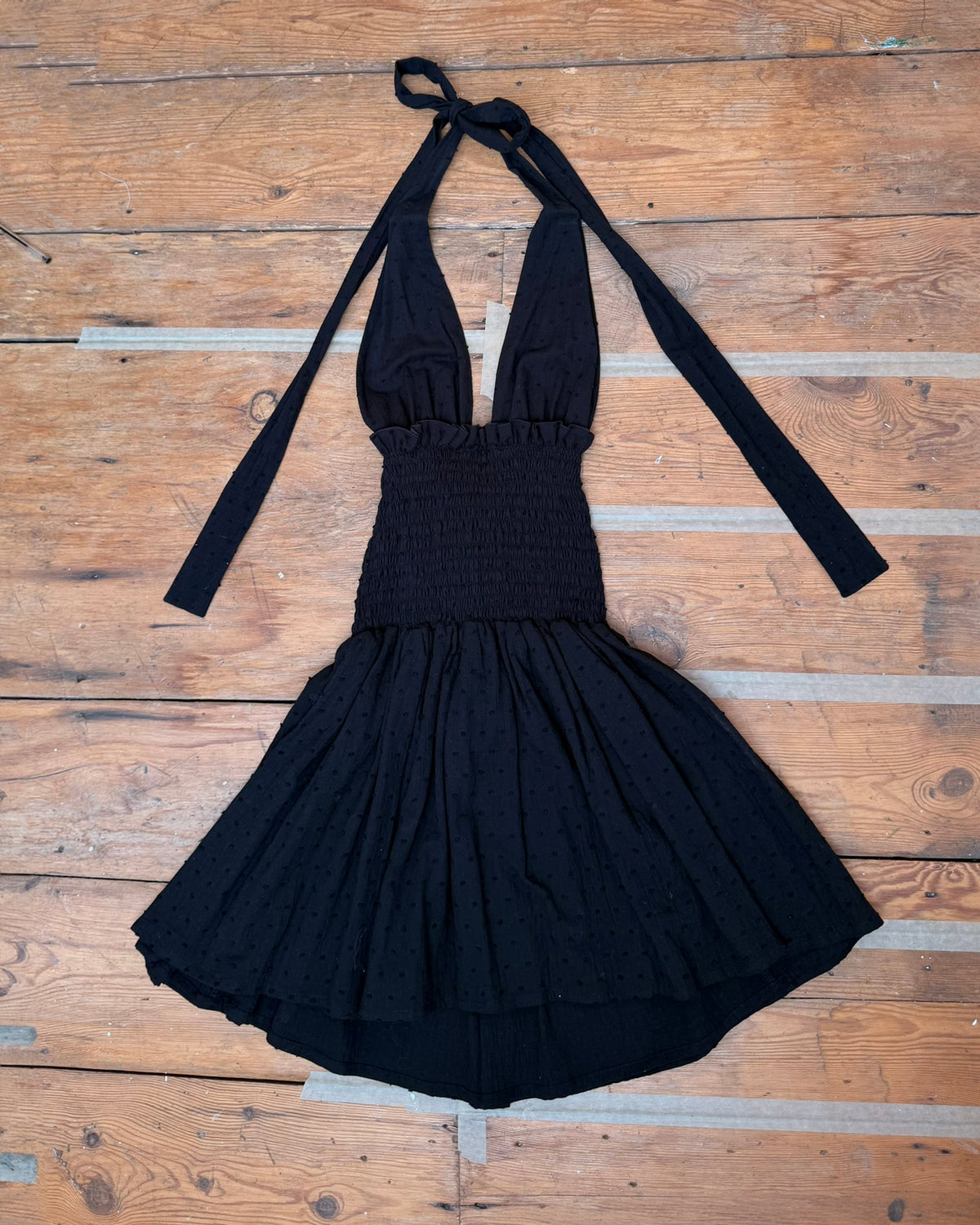 37. The Freya Mini Dress in Black - S