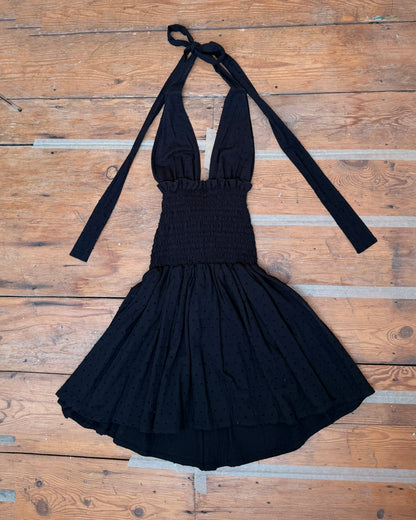 37. The Freya Mini Dress in Black - S