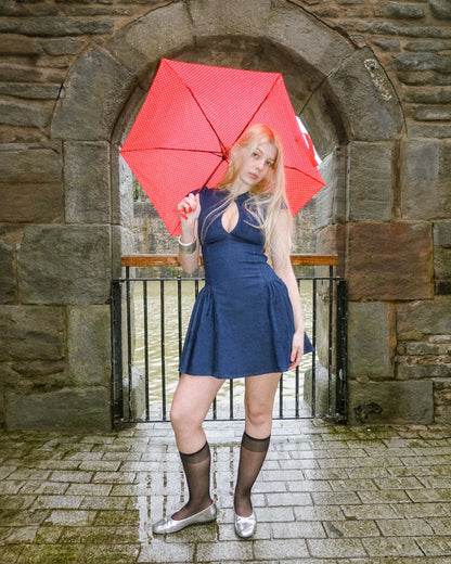 The Paulina Dress in Indigo Denim