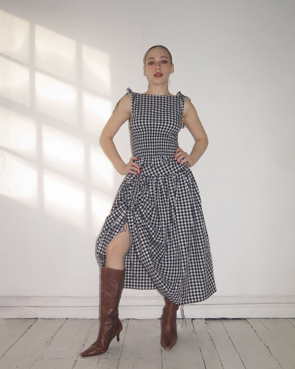 31. The Lola Skirt in Gingham - S