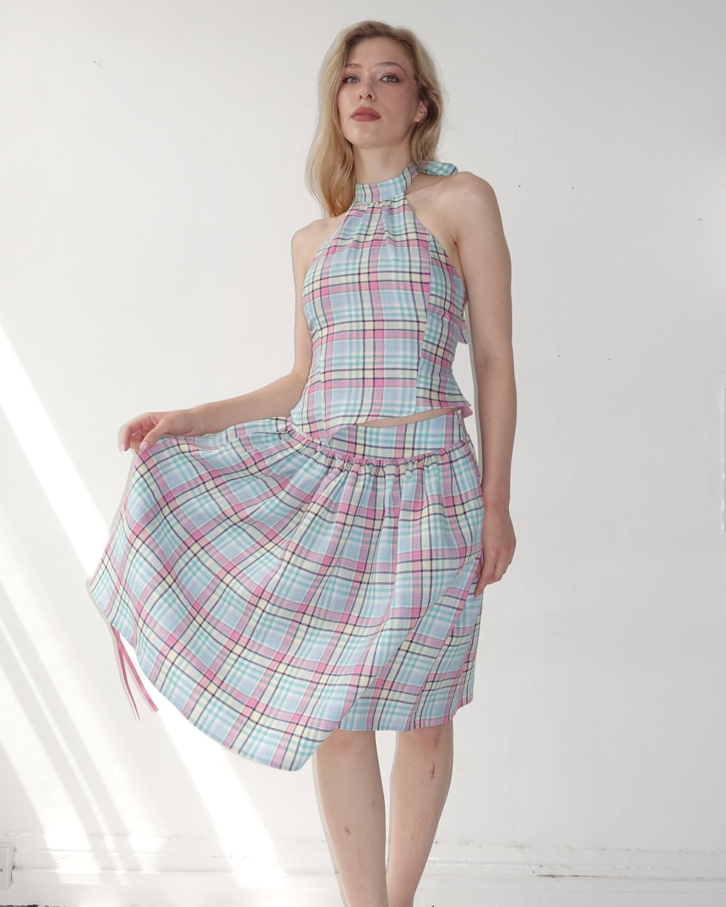 The Lottie Skirt in Gelato Linen