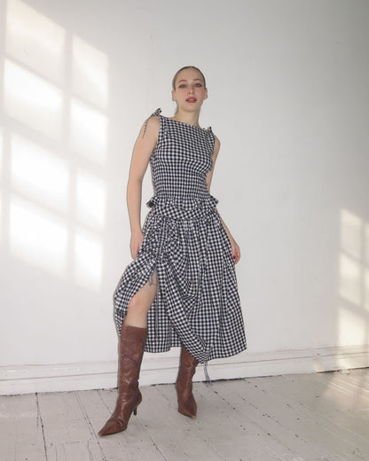 44. The Lola Skirt in Gingham - XS/S