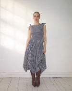 Load image into Gallery viewer, The Lola Skirt in Monochrome Gingham
