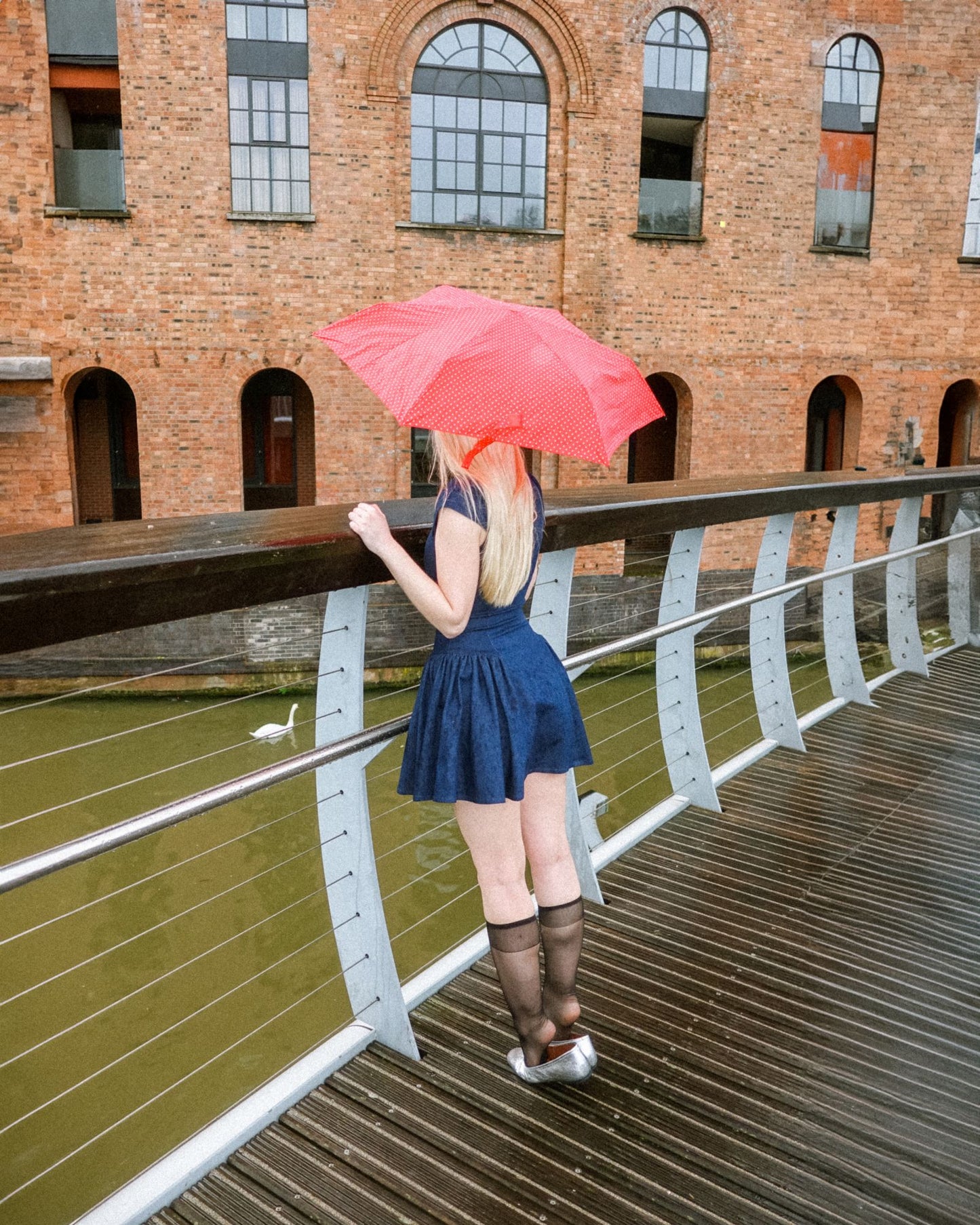 The Paulina Dress in Indigo Denim