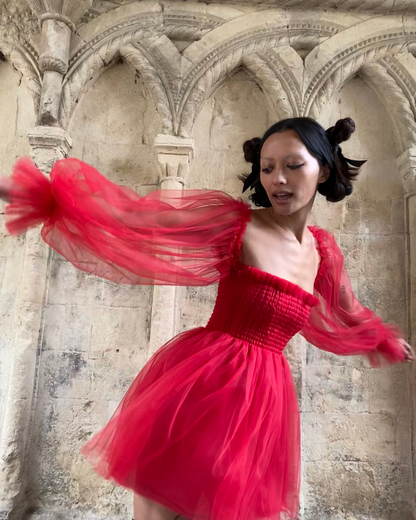 27. The Cherry Red Babydoll - XS