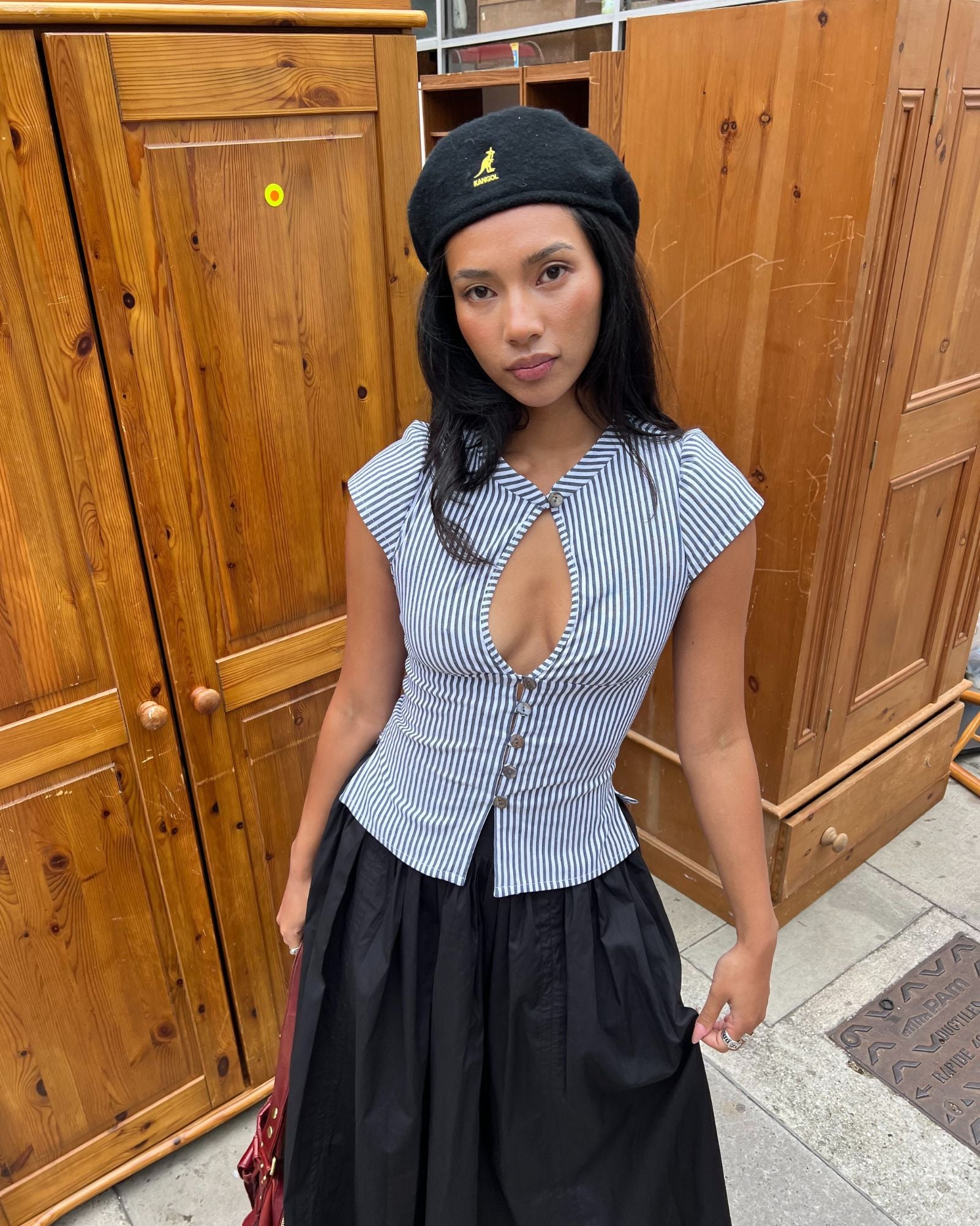 The Paulina Top in Stripe
