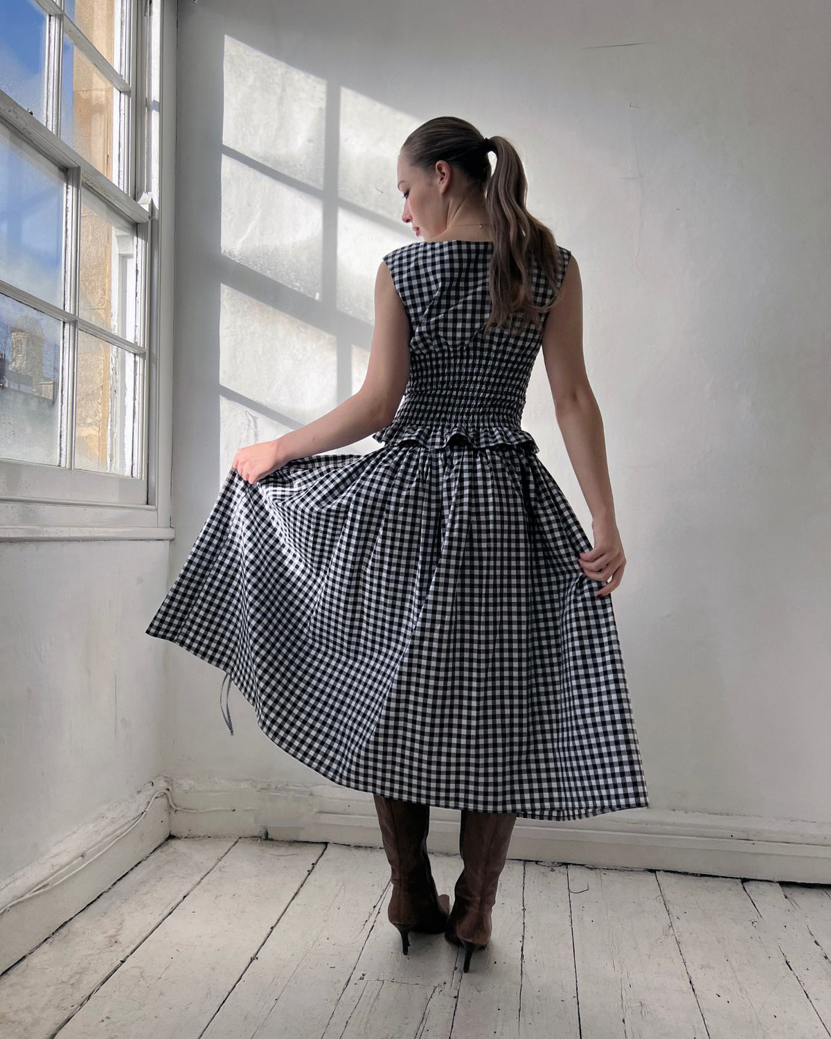 31. The Lola Skirt in Gingham - S