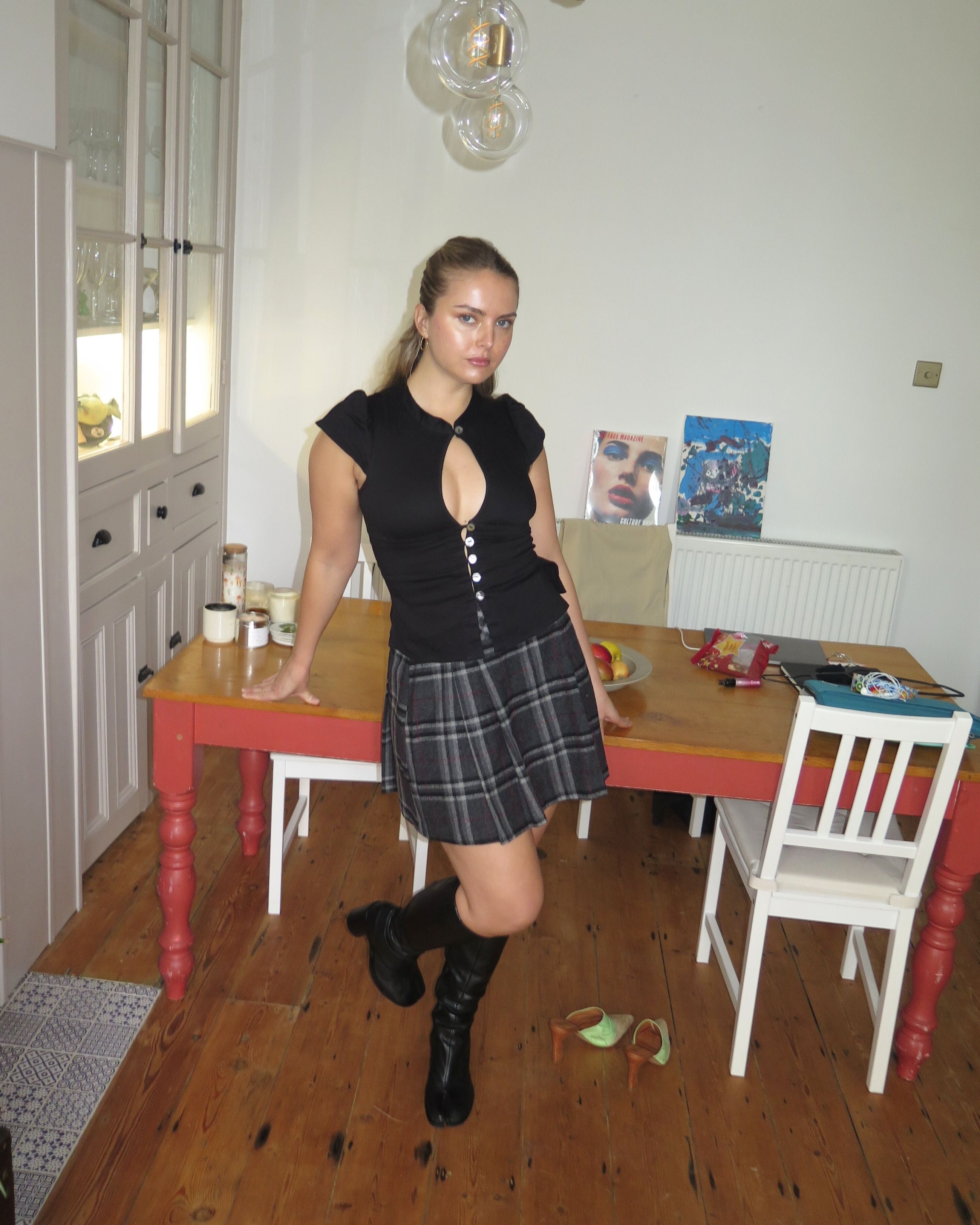 The Paulina Top in Black