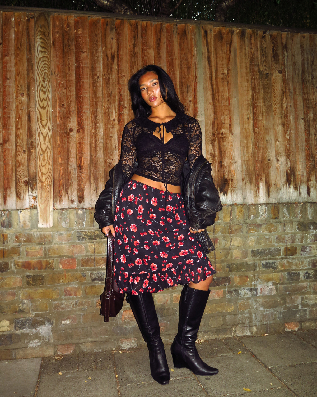 The Nora Skirt in Poppy
