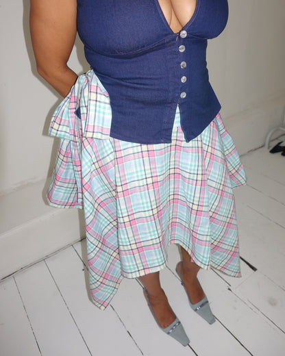 The Laila Skirt in Gelato Linen