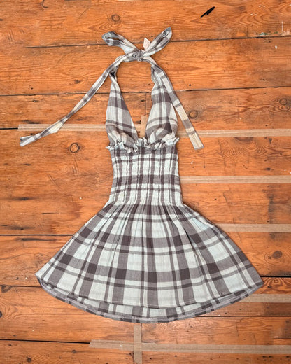 65. The Freya Mini in Stormy Check - S