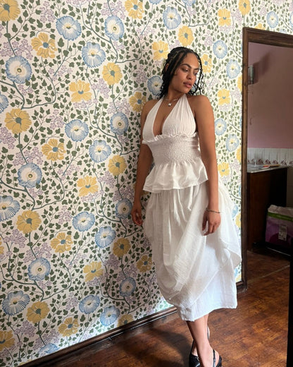 The Freya Top in Ivory