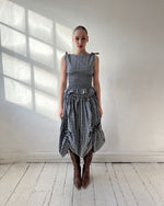 Load image into Gallery viewer, The Lola Skirt in Monochrome Gingham
