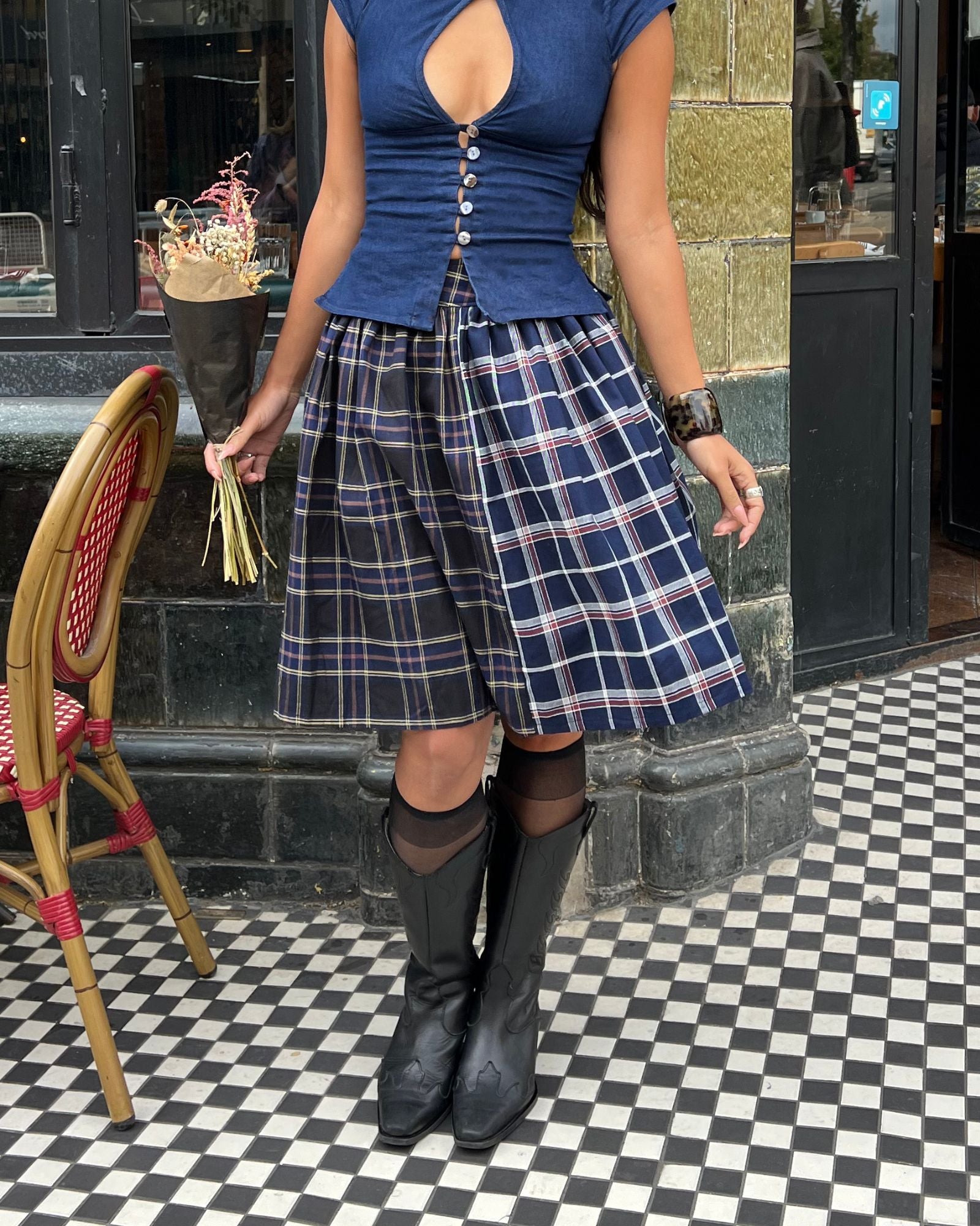 The Lottie Skirt in Tartan