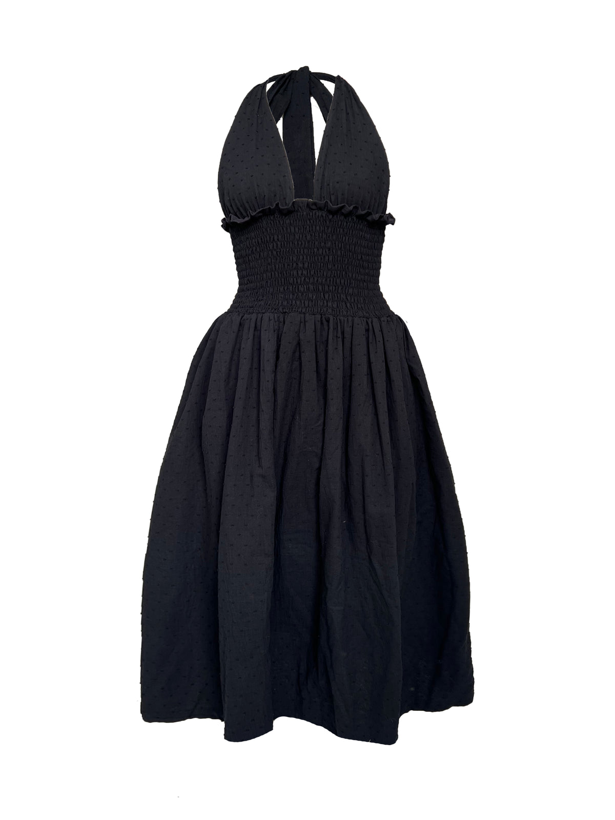 8. The Freya Maxi Dress in Black - L