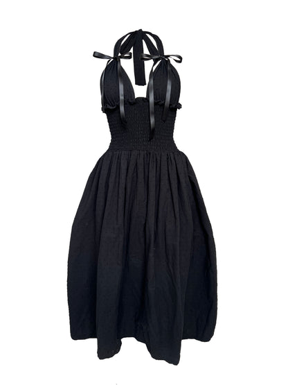 8. The Freya Maxi Dress in Black - L
