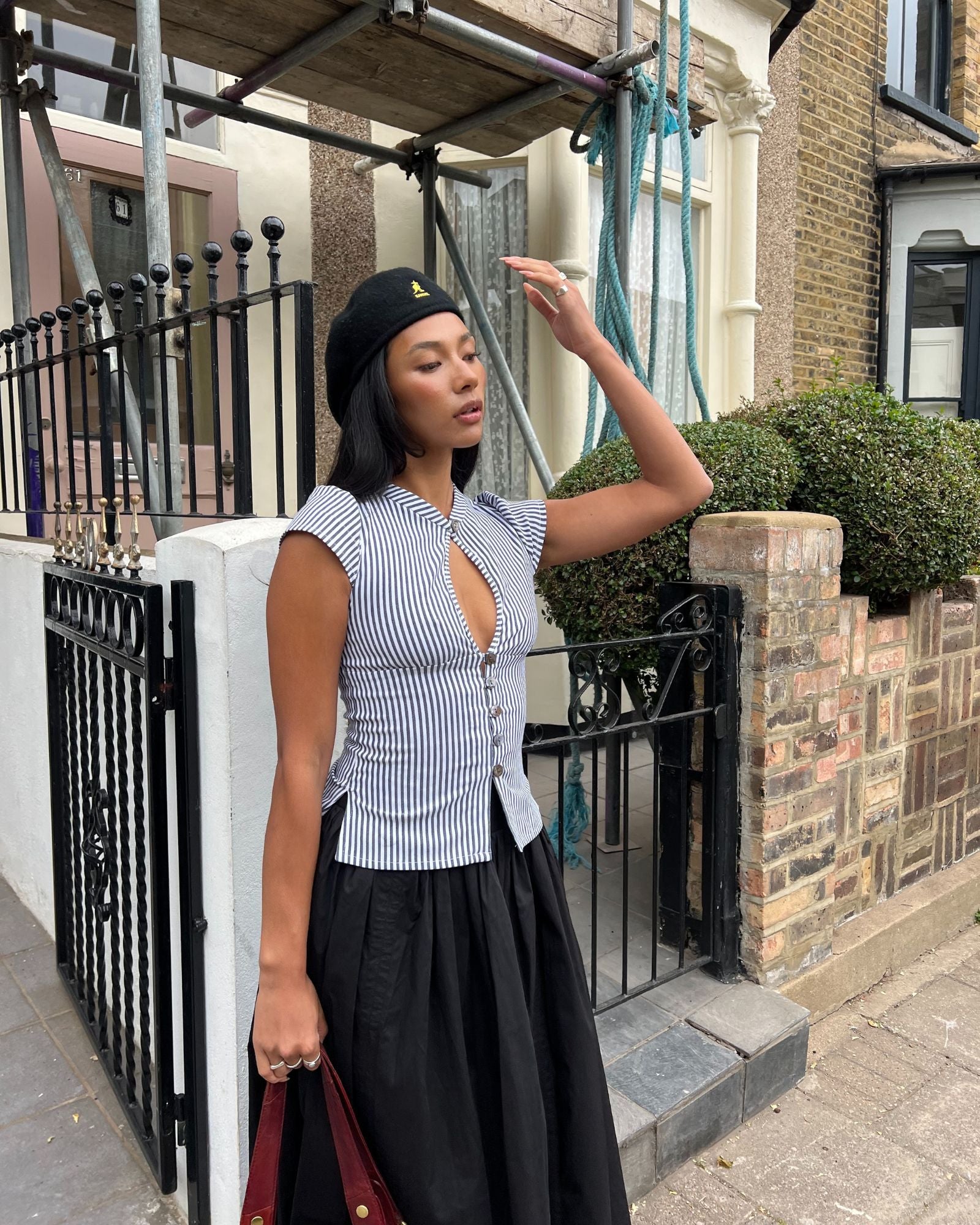 The Paulina Top in Stripe