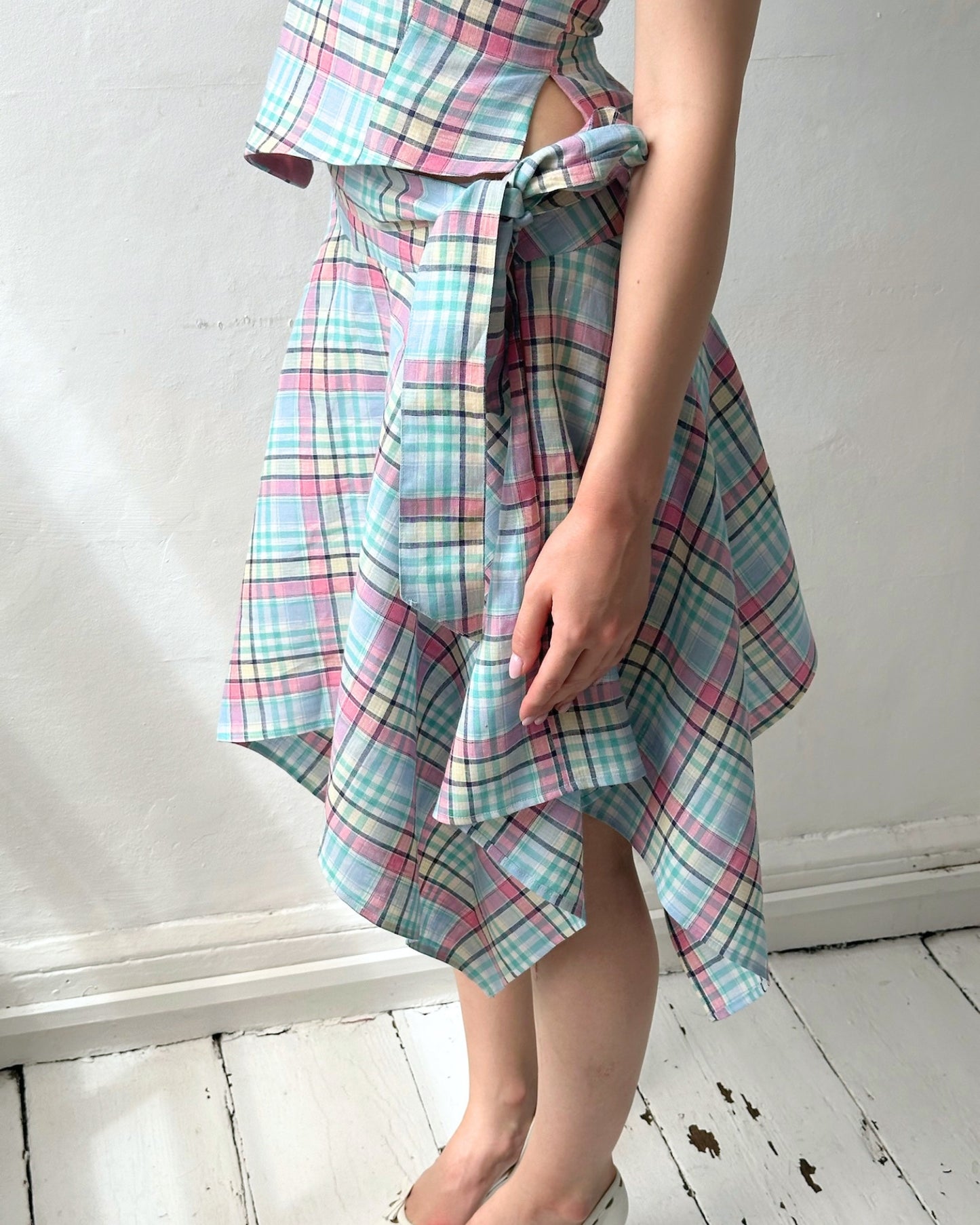 The Laila Skirt in Gelato Linen