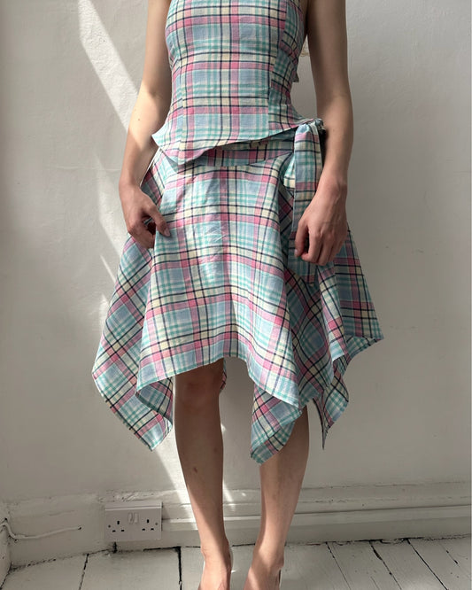 The Laila Skirt in Gelato Linen
