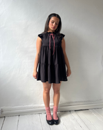 Load image into Gallery viewer, The Savannah Dress in Black Viscose
