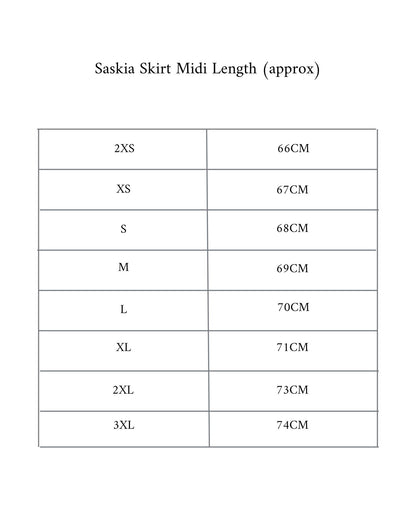 The Midi Saskia Skirt