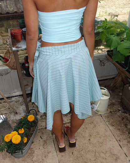 The Laila Skirt in Mint Humbug