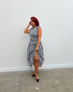 Load image into Gallery viewer, The Lola Skirt in Monochrome Gingham
