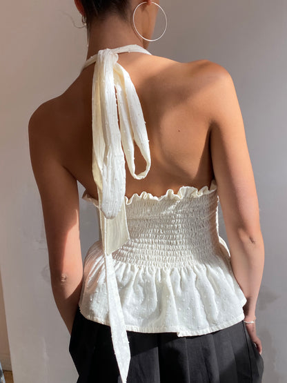 34. The Ivory Freya Top - L