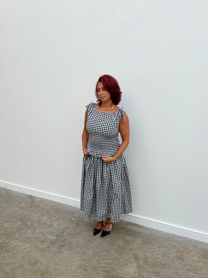 16. The Amelie Top in Gingham - XL
