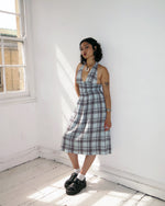 Load image into Gallery viewer, The Freya Dress in Stormy Check - Mini or Midi
