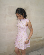 Load image into Gallery viewer, The Amélie Dress in Pink Ditsy
