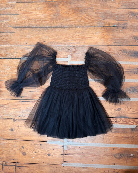 22. The Mini Babydoll in Black - L (Petite)
