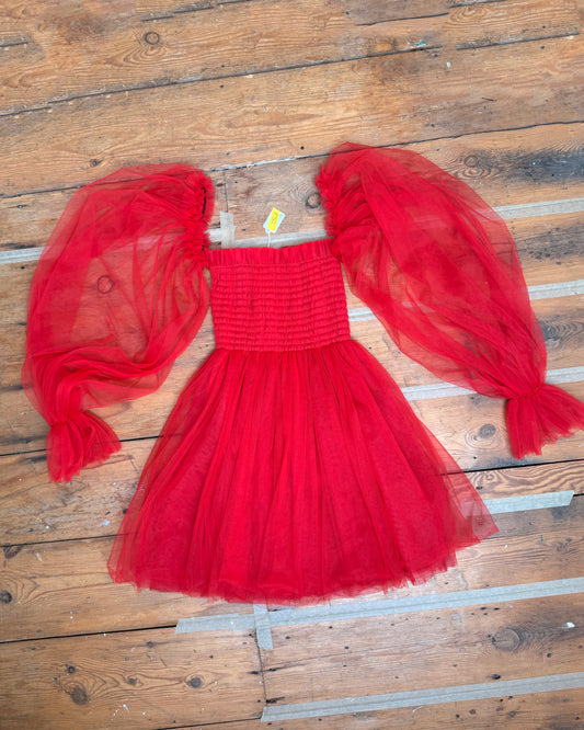 27. The Cherry Red Babydoll - XS
