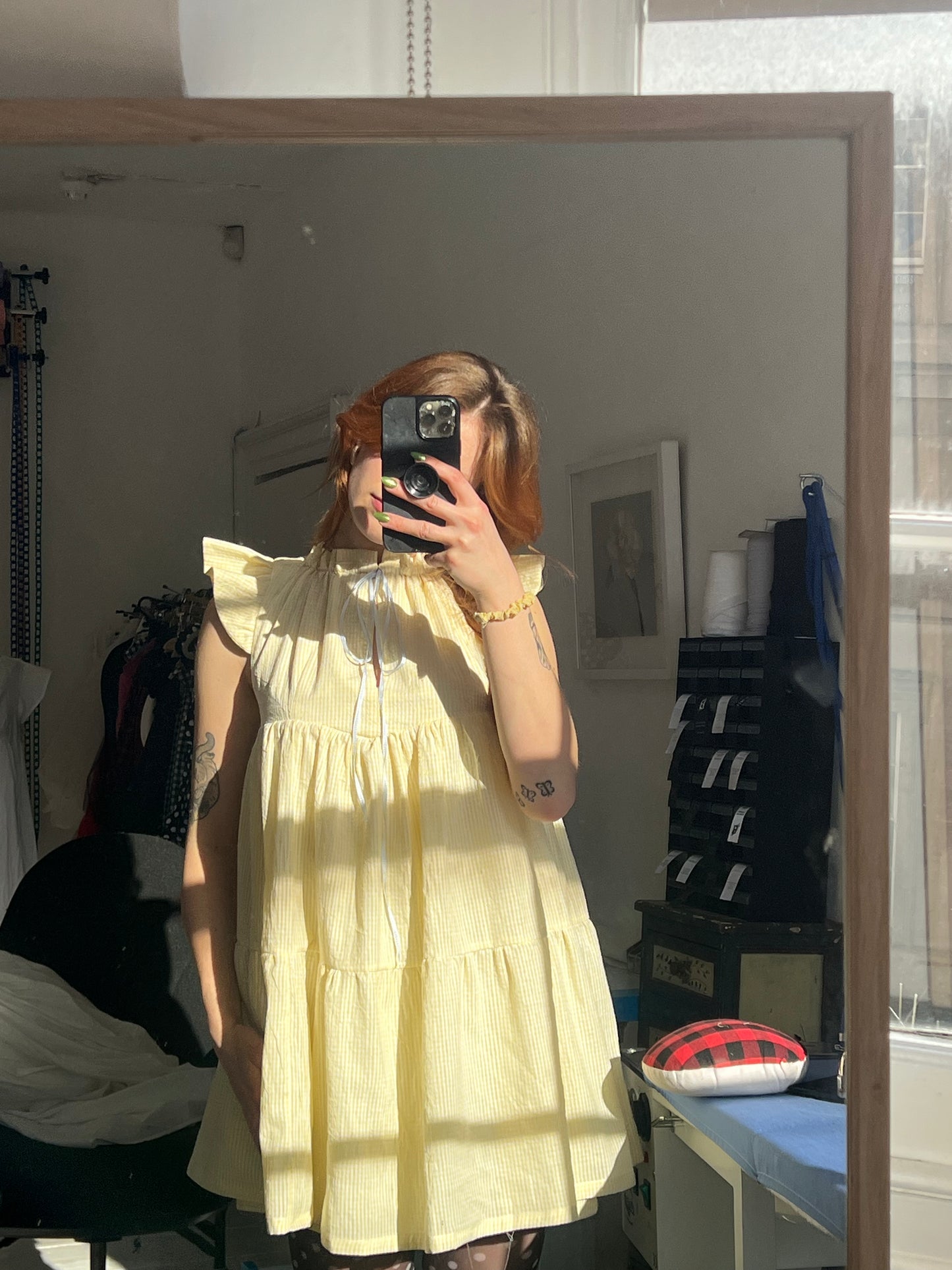 30. The Savannah Dress in Butter Yellow - M