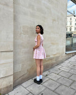 Load image into Gallery viewer, The Amélie Dress in Pink Ditsy
