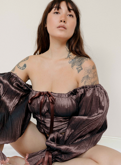 41. The Esme Top in Copper - M/L