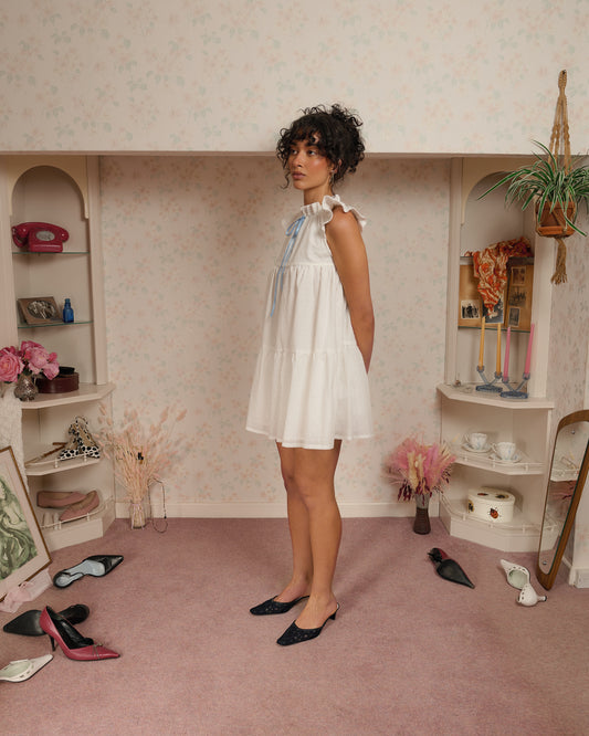 The Savannah Dress in Ivory