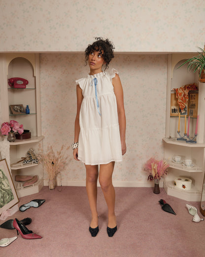 The Savannah Dress in Ivory