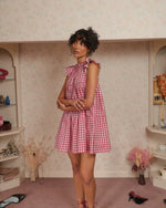 Load image into Gallery viewer, The Savannah Dress in Red Gingham
