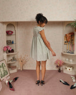 Load image into Gallery viewer, The Savannah Dress in Sage Stripe
