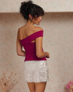 Load image into Gallery viewer, The Anya Top in Raspberry
